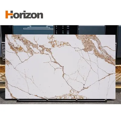 Кухонні стільниці з білого кварцового нефритового каменю в магазині